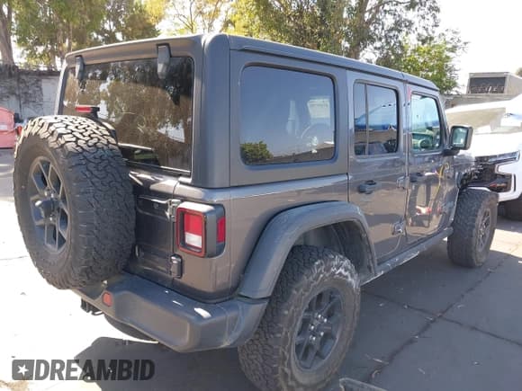 ✅ 2024 Jeep Wrangler Willys • VIN: 1C4RJXN66RW122561 • Лот: 42499795. Опубликован ранее на IAAI с пробегом 12 391 миль. Бесплатный доступ к архиву аукционных продаж из США и подробный отчёт об истории автомобиля на DreamBid. Изображение 4.