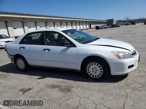 2007 Honda Accord VP with VIN 1HGCM55147A092882, listed as a Copart auction lot 52443125 with 188,699 mi miles and Salvage title. Bid and sale history available at DreamBid. Image 4.