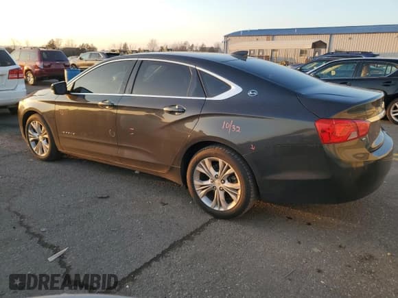 ✅ 2015 Chevrolet Impala LT • VIN: 2G1125S33F9216323 • Лот: 81579414. Опубликован ранее на Copart с пробегом 94 793 миль. Бесплатный доступ к архиву аукционных продаж из США и подробный отчёт об истории автомобиля на DreamBid. Изображение 2.