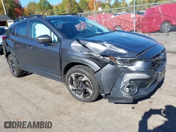✅ 2024 Subaru Crosstrek Limited • VIN: 4S4GUHM69R3713826 • Lot: 43463517. Listed on IAAI with 21,307 mi. Free auction sales archive from the USA and detailed vehicle history report at DreamBid. Image 1.
