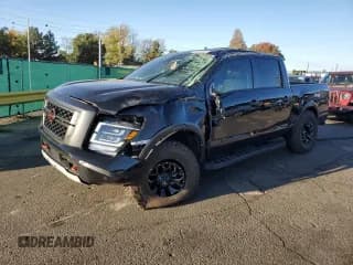 ✅ 2024 Nissan Titan Pro-4X • VIN: 1N6AA1ED4RN101106 • Lot: 85144715. Wystawiony na Copart z przebiegiem 19 705 mil. Bezpłatny archiwum sprzedaży aukcyjnych z USA i szczegółowy raport historii pojazdu na DreamBid. Zdjęcie 1.