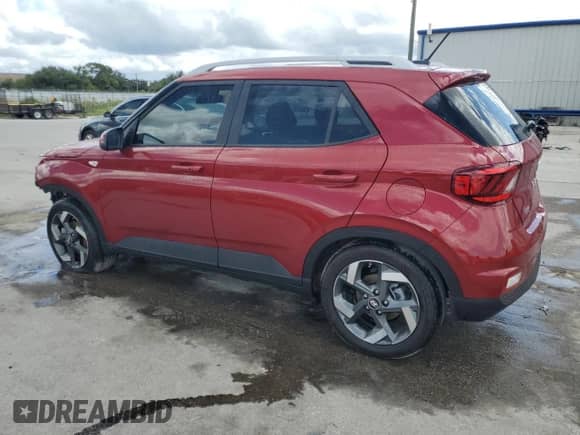 2024 Hyundai Venue SEL with VIN KMHRC8A33RU315608, listed as a Copart auction lot 72576634 with 1,239 mi miles and Non repairable. Bid and sale history available at DreamBid. Image 2.