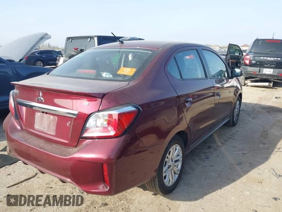 ✅ 2021 Mitsubishi Mirage SE • VIN: ML32FVFJ5MHF02360 • Lot: 41785014. Listed on IAAI with 114,737 mi. Free auction sales archive from the USA and detailed vehicle history report at DreamBid. Image 4.