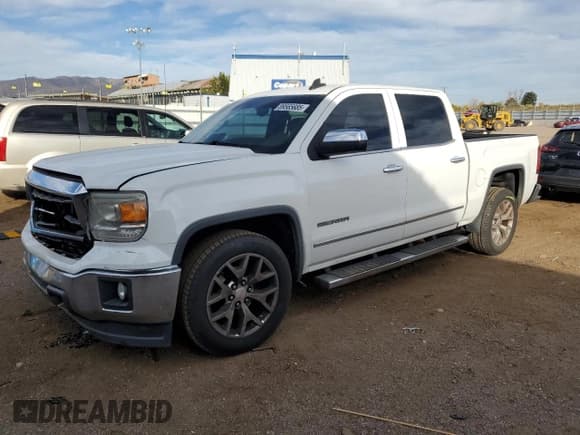 ✅ 2015 GMC Sierra 1500 SLT • VIN: 3GTP1VEC8FG464458 • Лот: 89565685. Опубликован ранее на Copart с пробегом 107 211 миль. Бесплатный доступ к архиву аукционных продаж из США и подробный отчёт об истории автомобиля на DreamBid. Изображение 1.