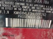 ✅ 2017 Hyundai Elantra SE • VIN: KMHD84LF3HU300262 • Lot: 42155510. Wystawiony na IAAI z przebiegiem 118 464 mil. Bezpłatny archiwum sprzedaży aukcyjnych z USA i szczegółowy raport historii pojazdu na DreamBid. Zdjęcie 9.