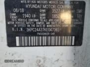 ✅ 2019 Hyundai Accent SE • VIN: 3KPC24A37KE047365 • Лот: 84887904. Опубликован ранее на Copart с пробегом 115 483 миль. Бесплатный доступ к архиву аукционных продаж из США и подробный отчёт об истории автомобиля на DreamBid. Изображение 12.