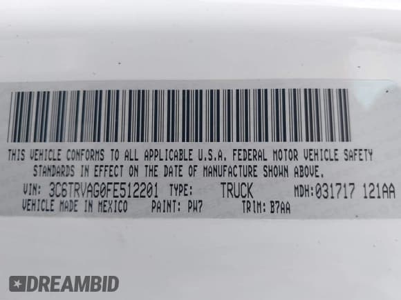 ✅ 2015 Ram ProMaster Cargo • VIN: 3C6TRVAG0FE512201 • Lot: 43690751. Wystawiony na IAAI z przebiegiem 62 836 mil. Bezpłatny archiwum sprzedaży aukcyjnych z USA i szczegółowy raport historii pojazdu na DreamBid. Zdjęcie 9.