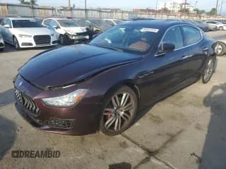 ✅ 2018 Maserati Ghibli • VIN: ZAM57XSA0J1286682 • Lot: 65457315. Wystawiony na Copart z przebiegiem 50 169 mil. Bezpłatny archiwum sprzedaży aukcyjnych z USA i szczegółowy raport historii pojazdu na DreamBid. Zdjęcie 1.
