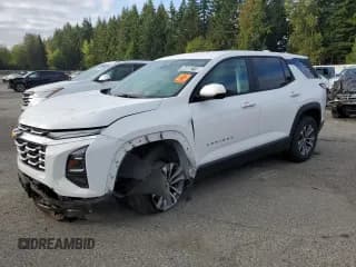 ✅ 2025 Chevrolet Equinox FWD LT • VIN: 3GNAXHEG1SL205781 • Lot: 85008215. Wystawiony na Copart z przebiegiem 20 496 mil. Bezpłatny archiwum sprzedaży aukcyjnych z USA i szczegółowy raport historii pojazdu na DreamBid. Zdjęcie 1.