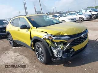 2024 Chevrolet Trax 2RS with VIN KL77LJE24RC187600, listed as a IAAI auction lot 42959837 with 8,534 mi miles and . Bid and sale history available at DreamBid. Image 1.