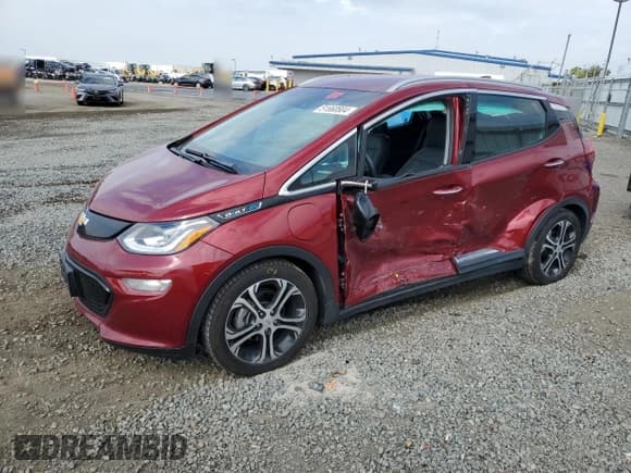 ✅ 2018 Chevrolet Bolt EV Premier • VIN: 1G1FX6S05J4139274 • Lot: 51660804. Wystawiony na Copart z przebiegiem 56 410 mil. Bezpłatny archiwum sprzedaży aukcyjnych z USA i szczegółowy raport historii pojazdu na DreamBid. Zdjęcie 1.