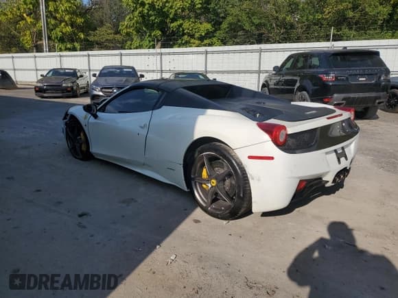 ✅ 2014 Ferrari 458 Italia • VIN: ZFF68NHA7E0199599 • Лот: 65828505. Опубликован ранее на Copart с пробегом 26 039 миль. Бесплатный доступ к архиву аукционных продаж из США и подробный отчёт об истории автомобиля на DreamBid. Изображение 2.