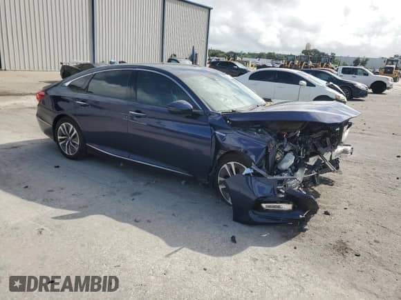 2020 Honda Accord Touring with VIN 1HGCV3F96LA005175, listed as a Copart auction lot 81863005 with 81,174 mi miles and Non repairable. Bid and sale history available at DreamBid. Image 4.