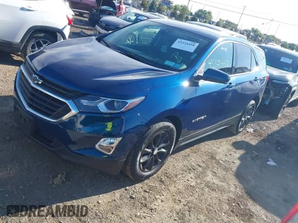 2020 Chevrolet Equinox LT with VIN 3GNAXUEVXLL334398, listed as a IAAI auction lot 43324458 with 40,158 mi miles and . Bid and sale history available at DreamBid. Image 2.