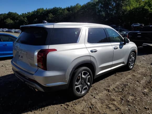 2024 Hyundai Palisade Limited with VIN KM8R5DGE2RU674640, listed as a Copart auction lot 70155865 with 19,875 mi miles and Salvage title. Bid and sale history available at DreamBid. Image 3.