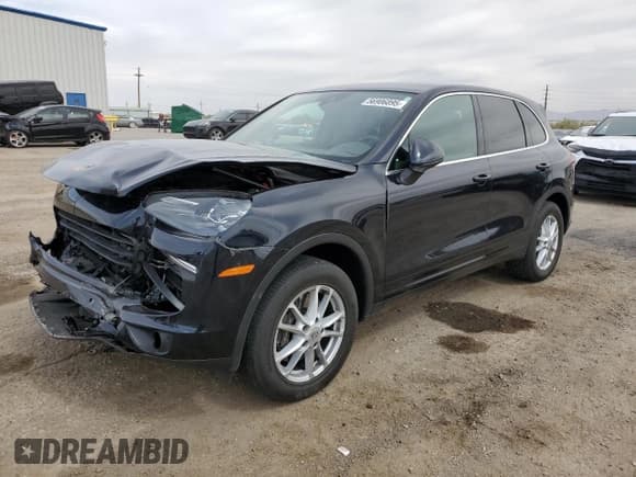 ✅ 2017 Porsche Cayenne • VIN: WP1AA2A22HKA88609 • Lot: 56906895. Listed on Copart with 24,337 mi. Free auction sales archive from the USA and detailed vehicle history report at DreamBid. Image 1.