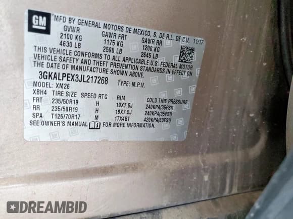 ✅ 2018 GMC Terrain SLT • VIN: 3GKALPEX3JL217268 • Lot: 82202215. Wystawiony na Copart z przebiegiem 155 835 mil. Bezpłatny archiwum sprzedaży aukcyjnych z USA i szczegółowy raport historii pojazdu na DreamBid. Zdjęcie 13.