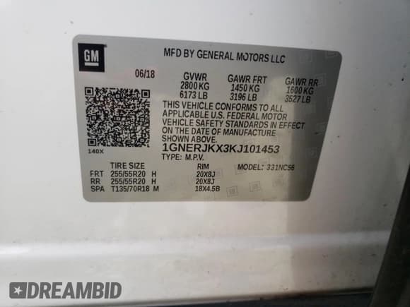 ✅ 2019 Chevrolet Traverse RS • VIN: 1GNERJKX3KJ101453 • Lot: 74306184. Wystawiony na Copart z przebiegiem 141 951 mil. Bezpłatny archiwum sprzedaży aukcyjnych z USA i szczegółowy raport historii pojazdu na DreamBid. Zdjęcie 13.