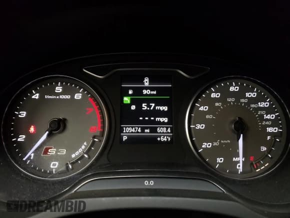 ✅ 2015 Audi S3 Premium Plus • VIN: WAUBFGFF4F1063050 • Lot: 80564044. Wystawiony na Copart z przebiegiem 109 474 mil. Bezpłatny archiwum sprzedaży aukcyjnych z USA i szczegółowy raport historii pojazdu na DreamBid. Zdjęcie 9.