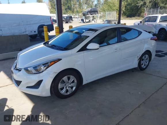 2016 Hyundai Elantra SE с VIN 5NPDH4AE8GH741621, выставлен на аукционе IAAI как лот 43401826 с пробегом 56 606 миль миль и . История ставок и продаж доступна на DreamBid. Изображение 2.