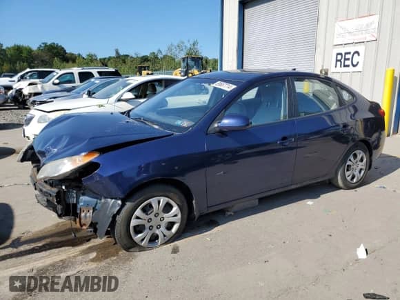 2009 Hyundai Elantra GLS z VIN KMHDU46D69U754559, wystawiony jako Copart lot #69687714 z przebiegiem 114 191 mil mil oraz Szkoda całkowita • Salvage title. Historia ofert i sprzedaży dostępna na DreamBid. Obrazek 1.