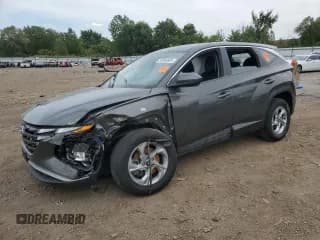 ✅ 2022 Hyundai Tucson SE • VIN: KM8JACAE9NU040957 • Lot: 81046605. Wystawiony na Copart z przebiegiem 57 654 mil. Bezpłatny archiwum sprzedaży aukcyjnych z USA i szczegółowy raport historii pojazdu na DreamBid. Zdjęcie 1.