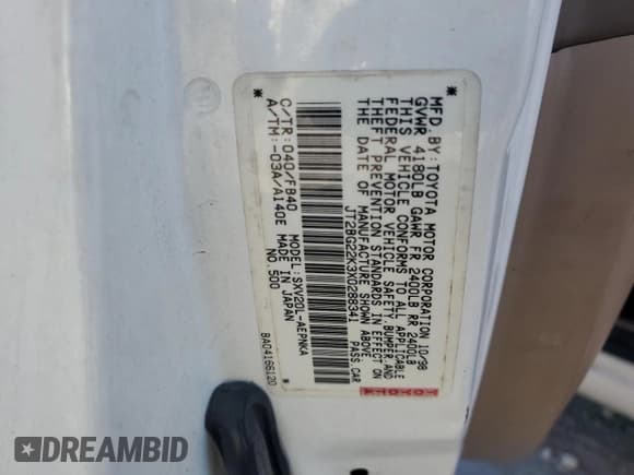 ✅ 1999 Toyota Camry LE • VIN: JT2BG22K3X0288341 • Lot: 93096485. Wystawiony na Copart z przebiegiem Nie podano. Bezpłatny archiwum sprzedaży aukcyjnych z USA i szczegółowy raport historii pojazdu na DreamBid. Zdjęcie 12.