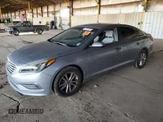 2015 Hyundai Sonata SE with VIN 5NPE24AF4FH224121, listed as a Copart auction lot 87313825 with 87,752 mi miles and Salvage title. Bid and sale history available at DreamBid. Image 1.