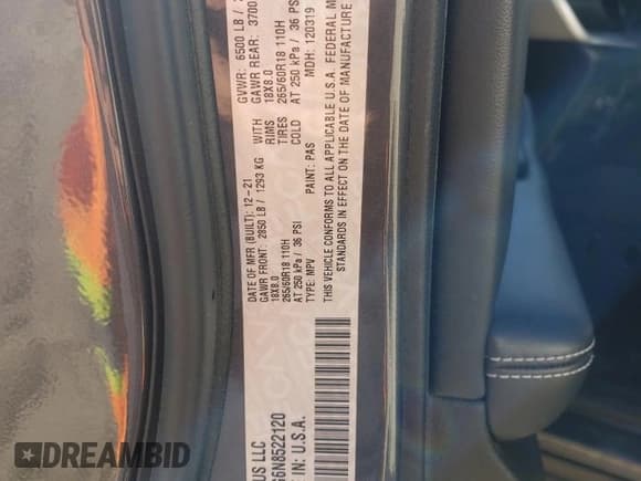 ✅ 2022 Jeep Grand Cherokee Limited • VIN: 1C4RJKBG6N8522120 • Lot: 84933195. Listed on Copart with 29,378 mi. Free auction sales archive from the USA and detailed vehicle history report at DreamBid. Image 13.