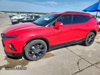2021 Chevrolet Blazer RS z VIN 3GNKBKRS0MS533507, wystawiony jako Copart lot #66445695 z przebiegiem 103 957 mil mil oraz Czysty tytuł • Clean title. Historia ofert i sprzedaży dostępna na DreamBid. Obrazek 1.