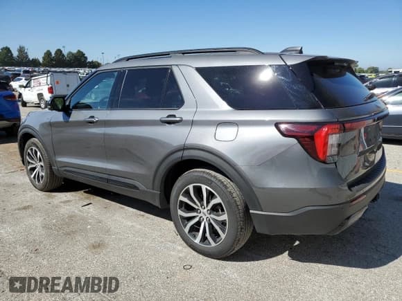 ✅ 2025 Ford Explorer ST-Line • VIN: 1FMUK8KH4SGB59607 • Lot: 86102275. Listed on Copart with 27,288 mi. Free auction sales archive from the USA and detailed vehicle history report at DreamBid. Image 2.