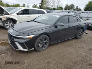 ✅ 2025 Hyundai Elantra N Line • VIN: KMHLR4DF1SU916637 • Lot: 69233515. Listed on Copart with 21,702 mi. Free auction sales archive from the USA and detailed vehicle history report at DreamBid. Image 1.