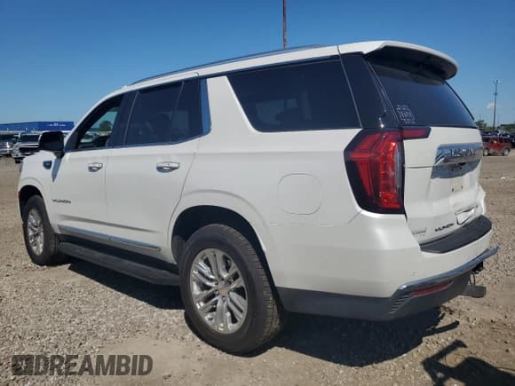 ✅ 2023 GMC Yukon SLT • VIN: 1GKS2BKD1PR501701 • Lot: 62832155. Listed on Copart with 56,291 mi. Free auction sales archive from the USA and detailed vehicle history report at DreamBid. Image 2.