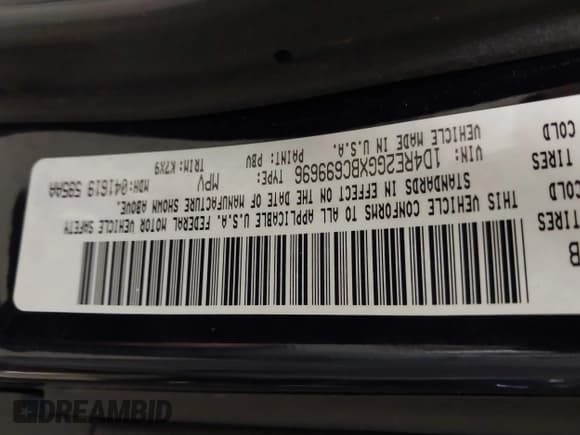 ✅ 2011 Dodge Durango Express • VIN: 1D4RE2GGXBC699696 • Lot: 43611358. Wystawiony na IAAI z przebiegiem 189 385 mil. Bezpłatny archiwum sprzedaży aukcyjnych z USA i szczegółowy raport historii pojazdu na DreamBid. Zdjęcie 9.