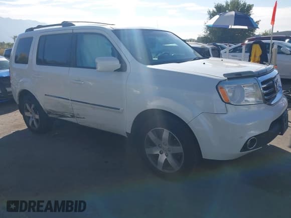 ✅ 2013 Honda Pilot Touring • VIN: 5FNYF4H90DB001880 • Lot: 43519244. Listed on IAAI with 199,875 mi. Free auction sales archive from the USA and detailed vehicle history report at DreamBid. Image 1.
