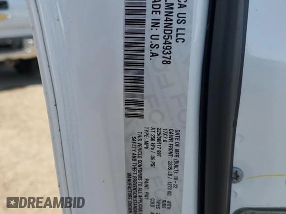 ✅ 2022 Jeep Cherokee Latitude Lux • VIN: 1C4PJLMN4ND549378 • Lot: 59040175. Listed on Copart with 45,583 mi. Free auction sales archive from the USA and detailed vehicle history report at DreamBid. Image 13.