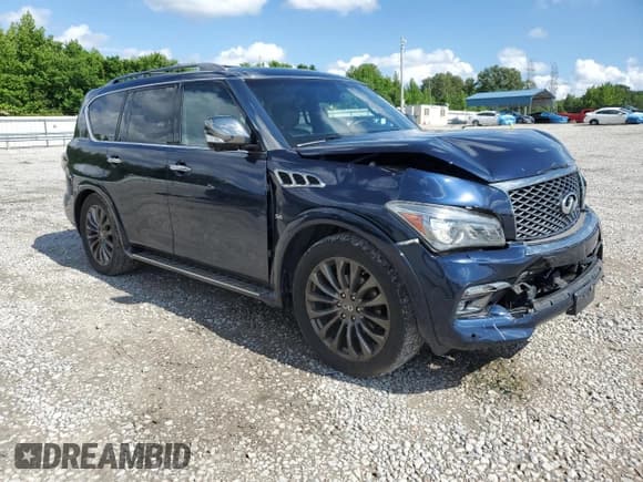 ✅ 2016 Infiniti QX80 Limited • VIN: JN8AZ2NE3G9120976 • Lot: 56722355. Listed on Copart with 123,144 mi. Free auction sales archive from the USA and detailed vehicle history report at DreamBid. Image 4.