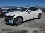 ✅ 2018 Infiniti Q50 Luxe • VIN: JN1EV7APXJM353936 • Lot: 56296925. Listed on Copart with 57,544 mi. Free auction sales archive from the USA and detailed vehicle history report at DreamBid. Image 1.