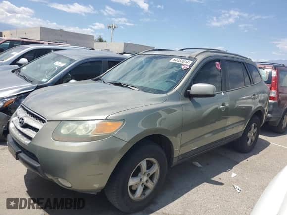 2007 Hyundai Santa Fe GLS z VIN 5NMSG13D37H014011, wystawiony jako Copart lot #64483814 z przebiegiem 140 482 mil mil oraz Szkoda całkowita • Salvage title. Historia ofert i sprzedaży dostępna na DreamBid. Obrazek 1.