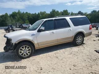 ✅ 2012 Ford Expedition Max King Ranch • VIN: 1FMJK1J5XCEF14813 • Lot: 66438265. Listed on Copart with 121,014 mi. Free auction sales archive from the USA and detailed vehicle history report at DreamBid. Image 1.