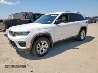 2023 Jeep Grand Cherokee Limited с VIN 1C4RJHBG4PC535418, выставлен на аукционе Copart как лот 70445865 с пробегом 27 652 миль миль и Чистый • Clean title. История ставок и продаж доступна на DreamBid. Изображение 1.