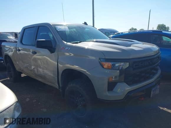 2022 Chevrolet Silverado 1500 Custom Trail Boss with VIN 3GCPDCED7NG682474, listed as a IAAI auction lot 42160845 with 19,528 mi miles and . Bid and sale history available at DreamBid. Image 13.