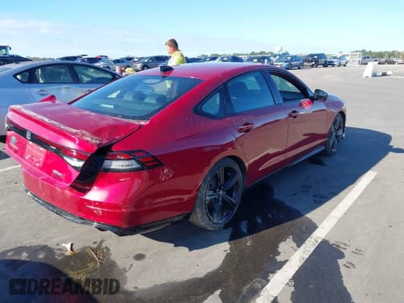 2023 Honda Accord Sport-L z VIN 1HGCY2F79PA018721, wystawiony jako IAAI lot #43383394 z przebiegiem Nie podano mil oraz . Historia ofert i sprzedaży dostępna na DreamBid. Obrazek 4.