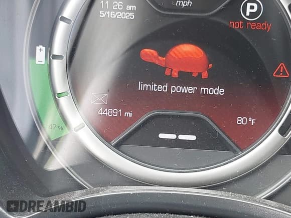 ✅ 2016 FIAT 500e • VIN: 3C3CFFGE3GT136141 • Lot: 42283699. Listed on IAAI with 44,891 mi. Free auction sales archive from the USA and detailed vehicle history report at DreamBid. Image 12.