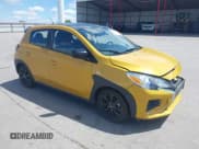 ✅ 2023 Mitsubishi Mirage Black Edition • VIN: ML32AWHJ0PH001038 • Lot: 41914364. Listed on IAAI with 25,165 mi. Free auction sales archive from the USA and detailed vehicle history report at DreamBid. Image 1.