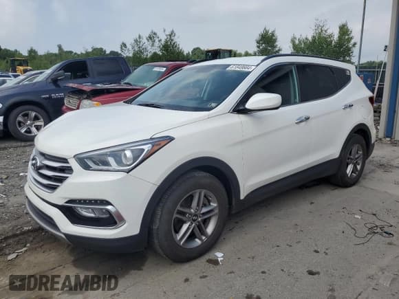 ✅ 2017 Hyundai Santa Fe 2.4L • VIN: 5NMZUDLB9HH024485 • Лот: 61848664. Опубликован ранее на Copart с пробегом 109 309 миль. Бесплатный доступ к архиву аукционных продаж из США и подробный отчёт об истории автомобиля на DreamBid. Изображение 1.