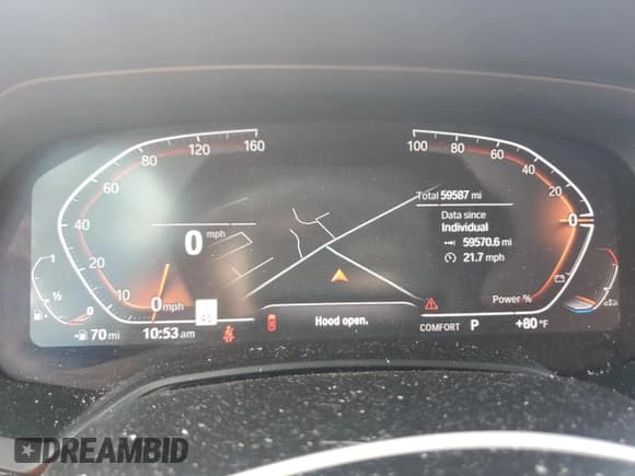 ✅ 2022 BMW X7 xDrive40i • VIN: 5UXCW2C02N9K74532 • Lot: 81872635. Listed on Copart with 59,587 mi. Free auction sales archive from the USA and detailed vehicle history report at DreamBid. Image 9.