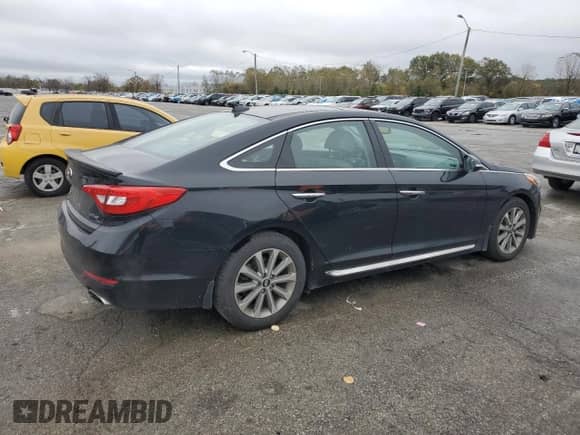✅ 2016 Hyundai Sonata Sport • VIN: 5NPE34AF9GH267125 • Lot: 89661705. Listed on Copart with 147,304 mi. Free auction sales archive from the USA and detailed vehicle history report at DreamBid. Image 3.
