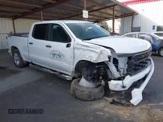 ✅ 2024 Chevrolet Silverado 1500 Custom • VIN: 1GCPDBEK6RZ312504 • Lot: 43610119. Listed on IAAI with 6,901 mi. Free auction sales archive from the USA and detailed vehicle history report at DreamBid. Image 1.