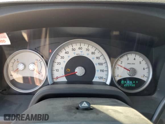 2008 Dodge Dakota Laramie z VIN 1D7HW58N28S633412, wystawiony jako Copart lot #73052994 z przebiegiem 205 950 mil mil oraz Szkoda całkowita • Salvage title. Historia ofert i sprzedaży dostępna na DreamBid. Obrazek 9.